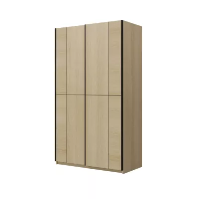 Kleiderschrank 120 cm DEVORAH mit Schiebetüren - Eiche