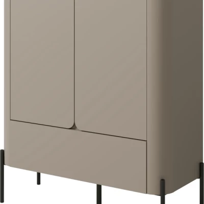 Kommode mit Türen und Schublade CARINE - beige