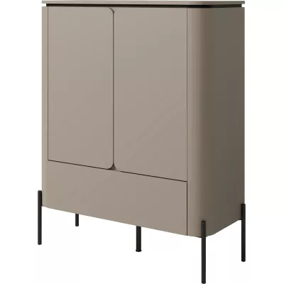 Kommode mit Türen und Schublade CARINE - beige