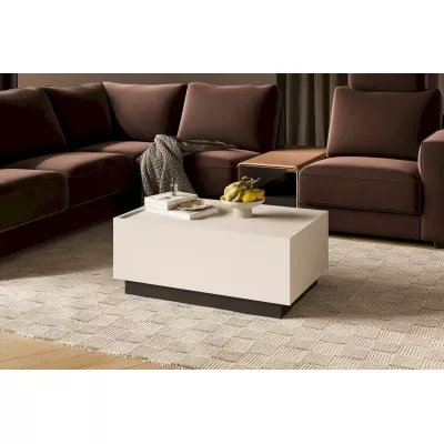 Ausziehbarer Couchtisch DENALI – Kaschmir/Schwarz