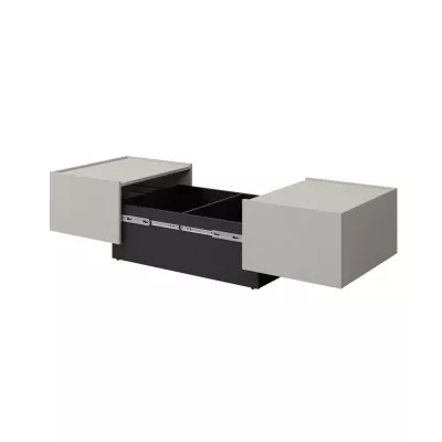 Ausziehbarer Couchtisch DENALI – Kaschmir/Schwarz
