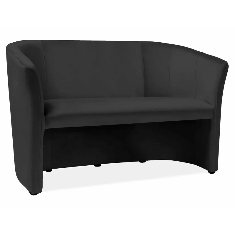 Zweisitzer-Sofa SINDY 2 - schwarz