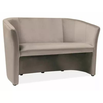 Zweisitzer-Sofa SINDY 2 – Dunkelbeige
