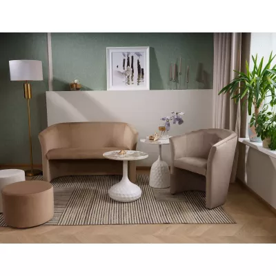 Zweisitzer-Sofa SINDY 2 – Dunkelbeige