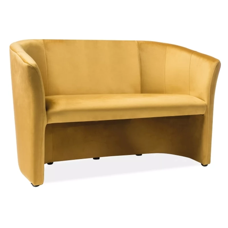 Zweisitzer-Sofa SINDY 2 - gelb