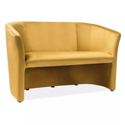 Zweisitzer-Sofa SINDY 2 - gelb
