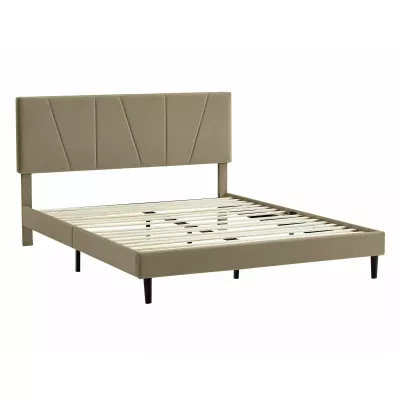 Doppelbett mit Polsterung 160x200 ARLETTE - beige
