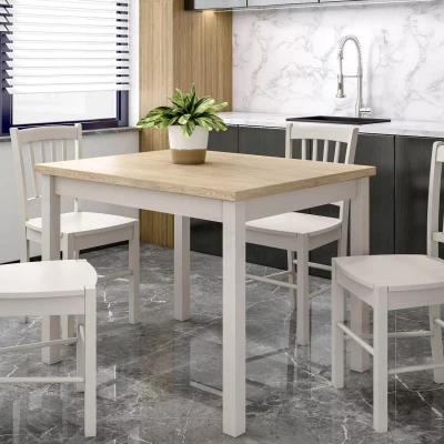Quadratischer Esstisch ANTHONY - Eiche Cremona / Kaschmir
