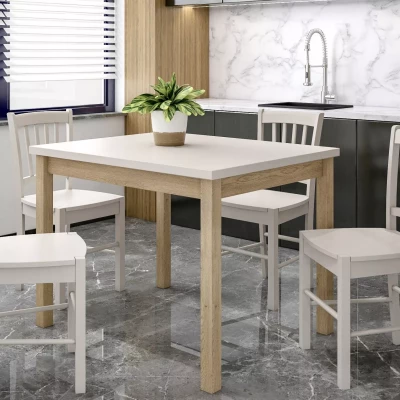 Quadratischer Esstisch ANTHONY – Kaschmir/Cremona-Eiche