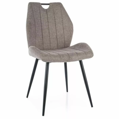 ANIKA Polstersessel - beige/schwarz