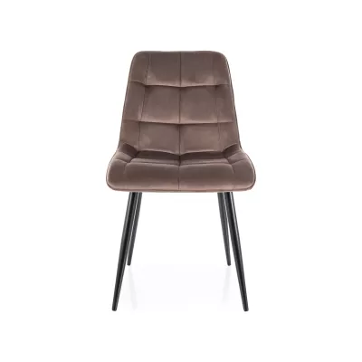 LYA Polsterstuhl für Esszimmer – Cappuccino/Schwarz