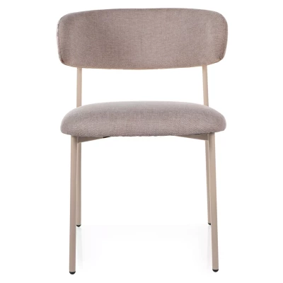 Gepolsterter Esszimmerstuhl DOMENICA 1 - beige / kaschmir