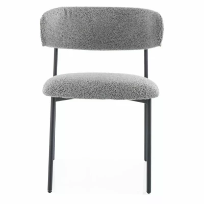 DOMENICA 2 Polsterstuhl für Esszimmer - grau/schwarz