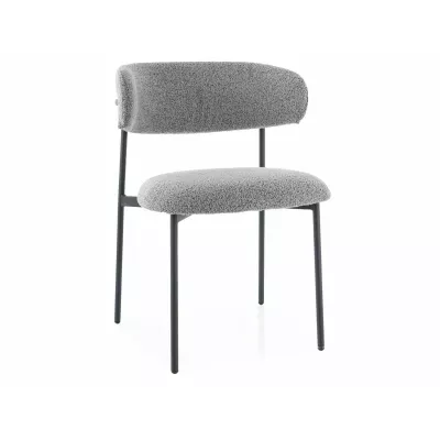 DOMENICA 2 Polsterstuhl für Esszimmer - grau/schwarz