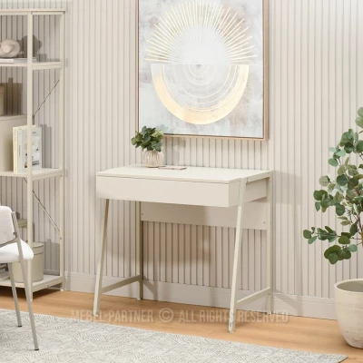 Schreibtisch mit Schublade ARGI - creme