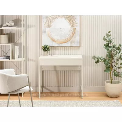 Schreibtisch mit Schublade ARGI - creme