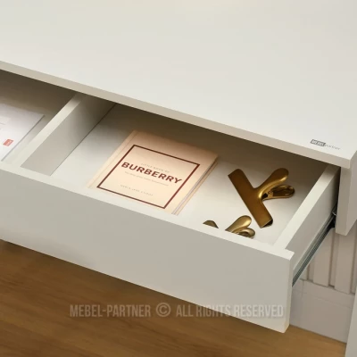 Schreibtisch mit Schublade ARGI - creme