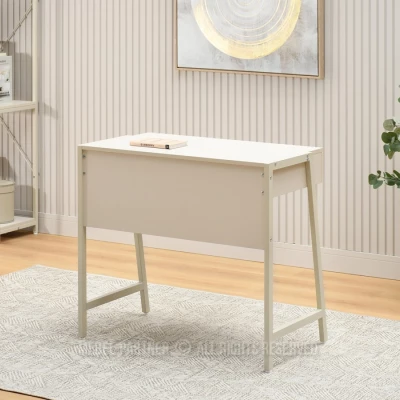 Schreibtisch mit Schublade ARGI - creme