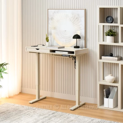 Schreibtisch 100 HESOL - creme