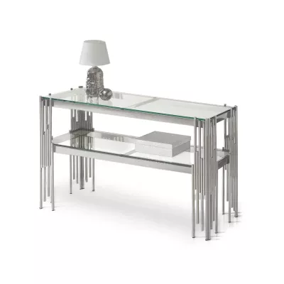 Luxuriöser Konsolentisch ACHIM – Silber