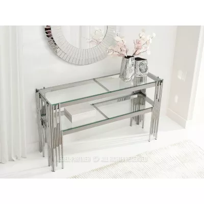 Luxuriöser Konsolentisch ACHIM – Silber