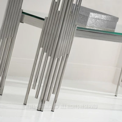 Luxuriöser Konsolentisch ACHIM – Silber