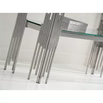 Luxuriöser Konsolentisch ACHIM – Silber