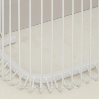 Designer-Konsolentisch IRAKLI – weißer Marmor / weiß