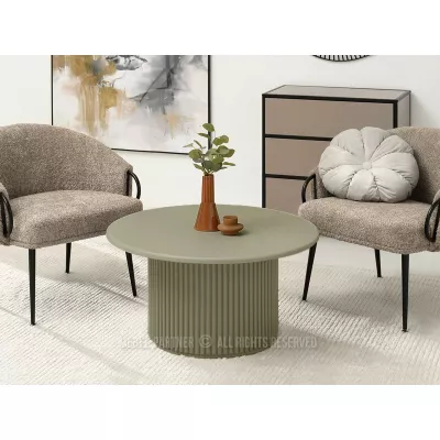 Runder Couchtisch ALBAN - grün