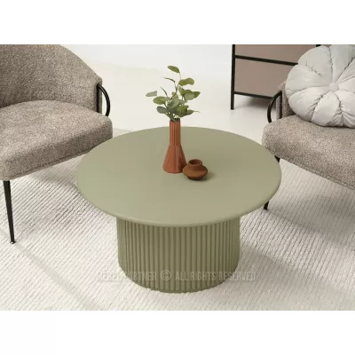 Runder Couchtisch ALBAN - grün