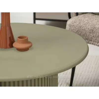 Runder Couchtisch ALBAN - grün