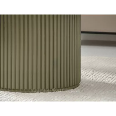 Runder Couchtisch ALBAN - grün
