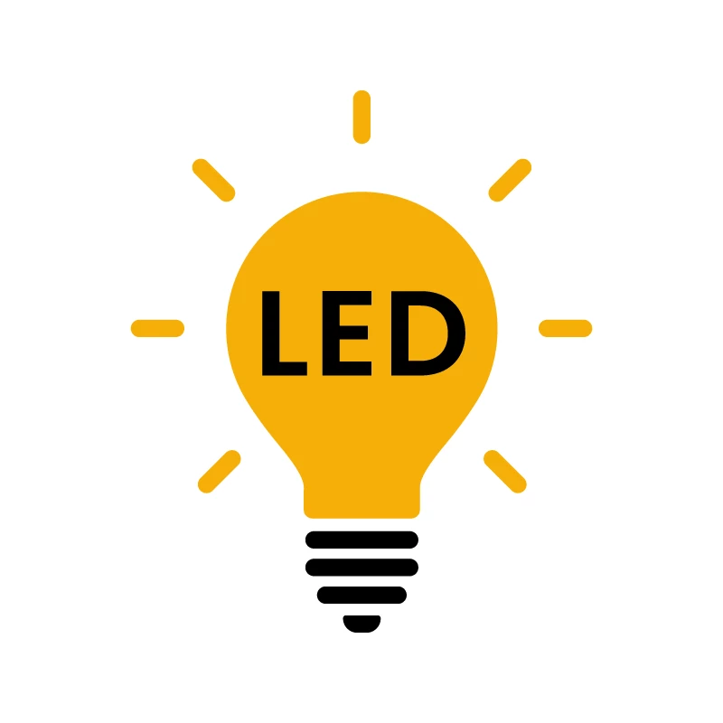 2er Set LED-Beleuchtung für Breitvitrine GORDO