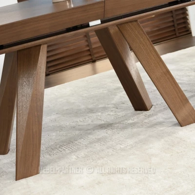 Ausziehbarer Esstisch 180(380)x100 ZENON - Walnuss