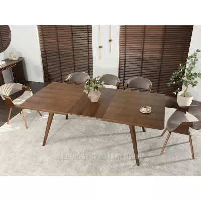 Esstisch 160(260)x100 HARLY - Walnuss