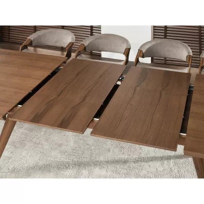 Esstisch 160(260)x100 HARLY - Walnuss