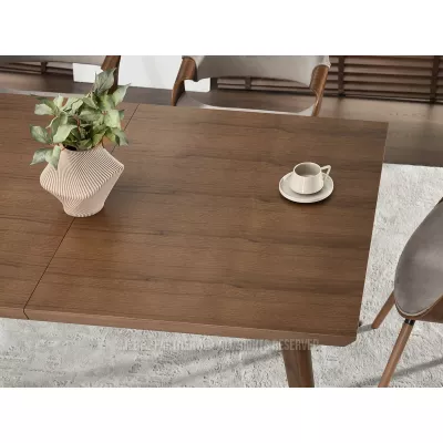 Esstisch 160(260)x100 HARLY - Walnuss