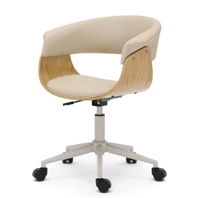 Drehstuhl DARLYN – beige/eiche