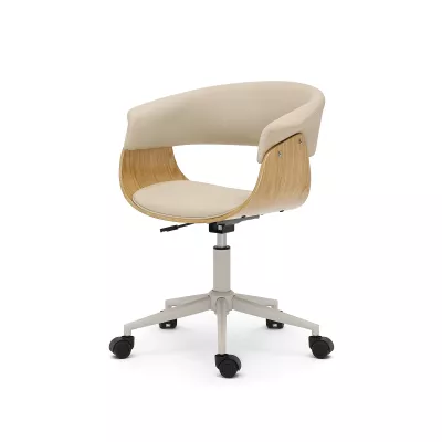 Drehstuhl DARLYN – beige/eiche