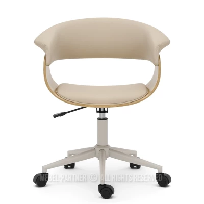 Drehstuhl DARLYN – beige/eiche