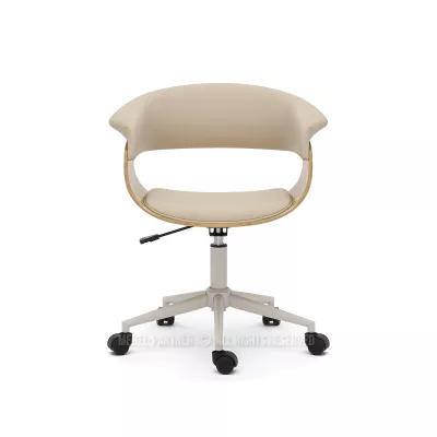 Drehstuhl DARLYN – beige/eiche