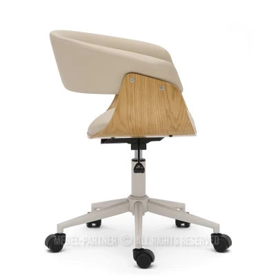 Drehstuhl DARLYN – beige/eiche
