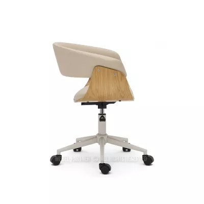 Drehstuhl DARLYN – beige/eiche