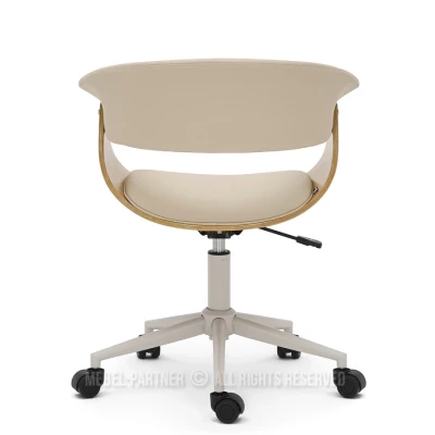 Drehstuhl DARLYN – beige/eiche