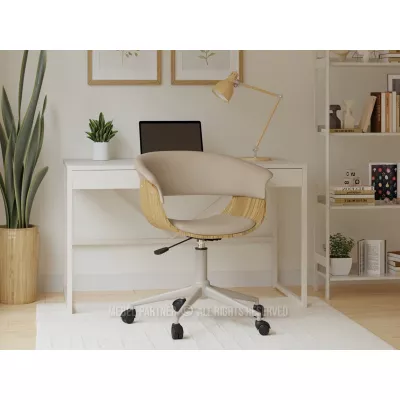 Drehstuhl DARLYN – beige/eiche