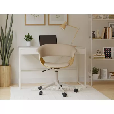 Drehstuhl DARLYN – beige/eiche