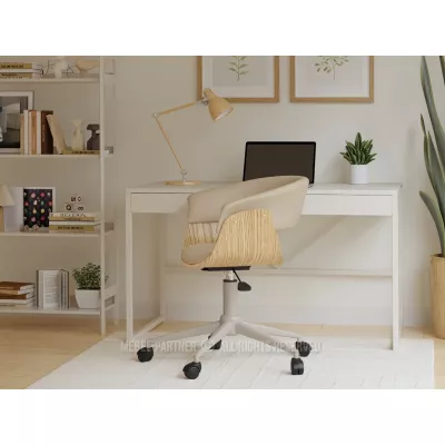 Drehstuhl DARLYN – beige/eiche