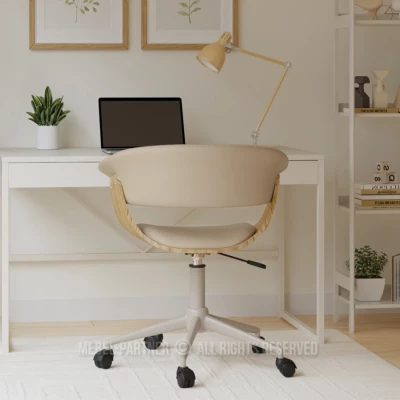 Drehstuhl DARLYN – beige/eiche