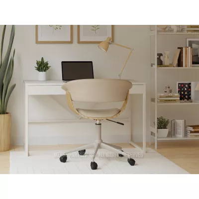 Drehstuhl DARLYN – beige/eiche