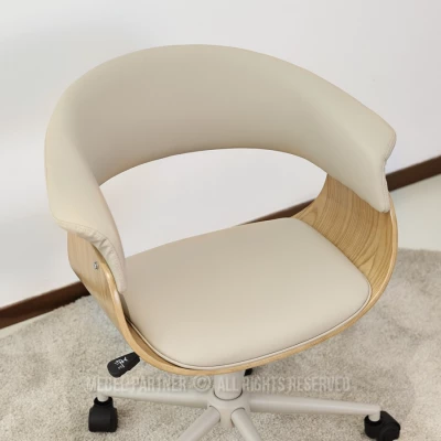 Drehstuhl DARLYN – beige/eiche